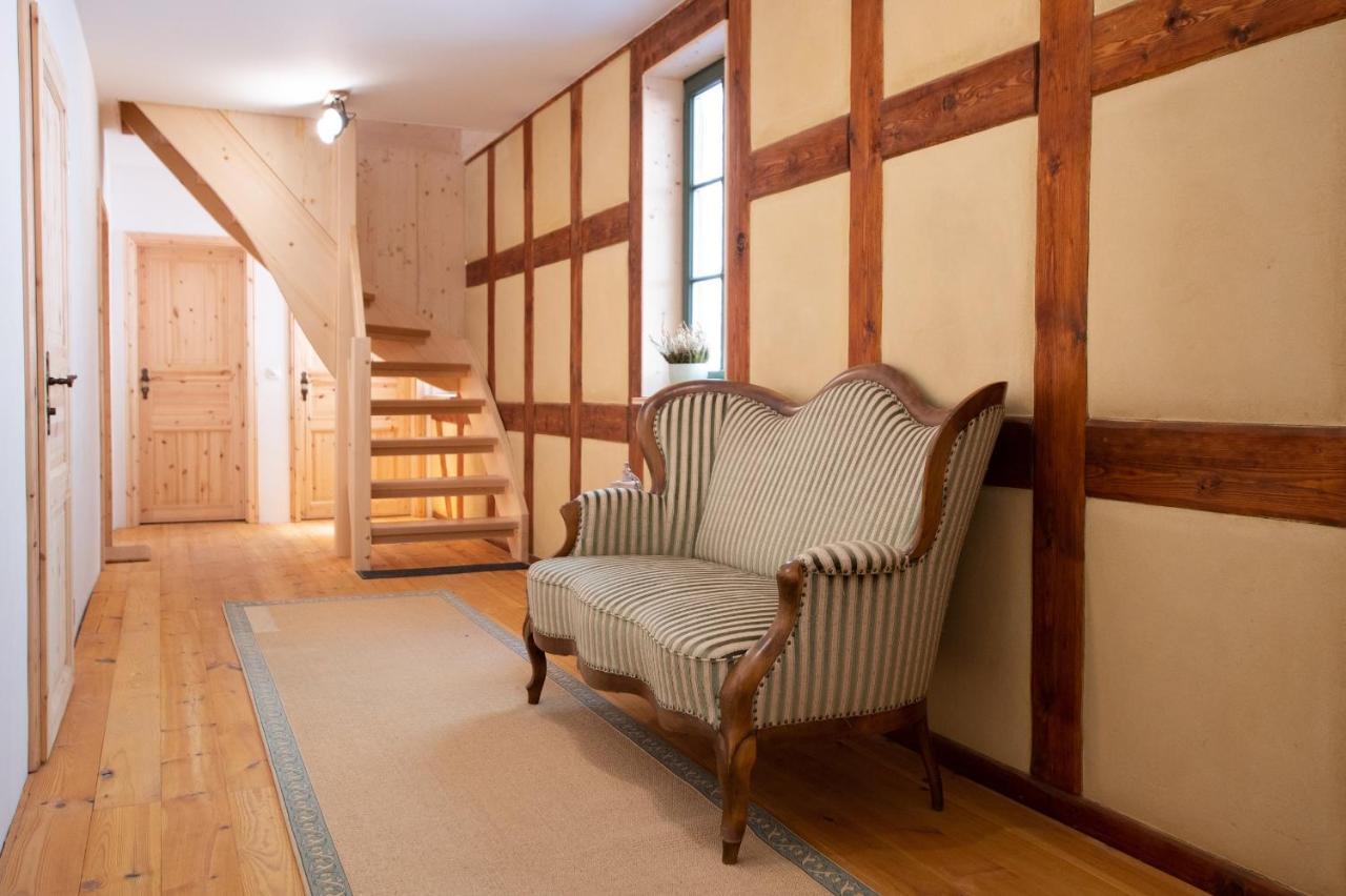 Naturhof-Papiermuehle 2 Bett-Zimmer Rosenrot Bollberg المظهر الخارجي الصورة